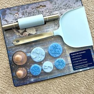 NWT Gourmet 9pcs Holiday cookie set